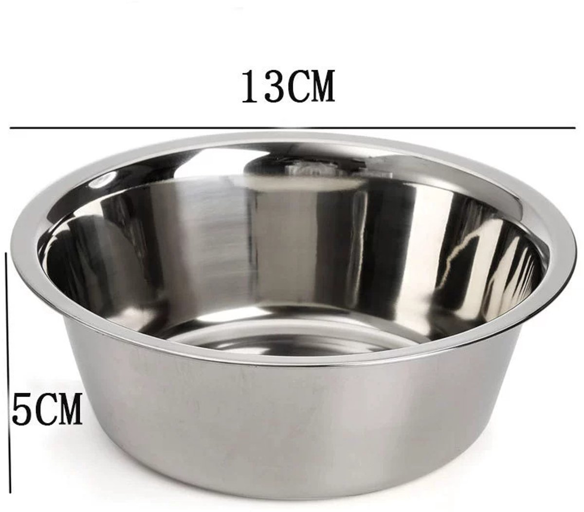 4-Pack Stainless Steel Food and Water Bowls for Cats and Dogs - Pet Food and Water Bowls - Pet Bowls - For Large, Medium, and Small Dogs - Kitten Bowls - Puppy Bowls - Image 2