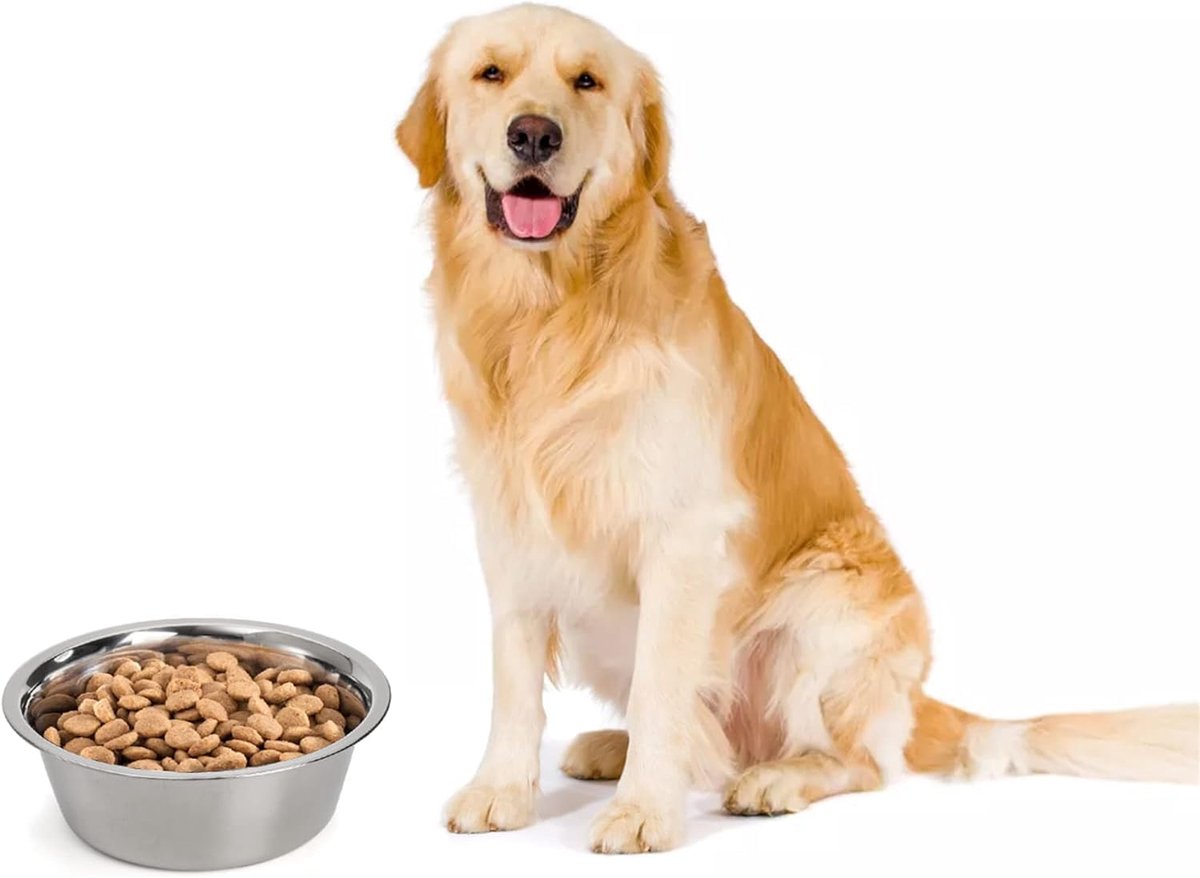 4-Pack Stainless Steel Food and Water Bowls for Cats and Dogs - Pet Food and Water Bowls - Pet Bowls - For Large, Medium, and Small Dogs - Kitten Bowls - Puppy Bowls - Image 5