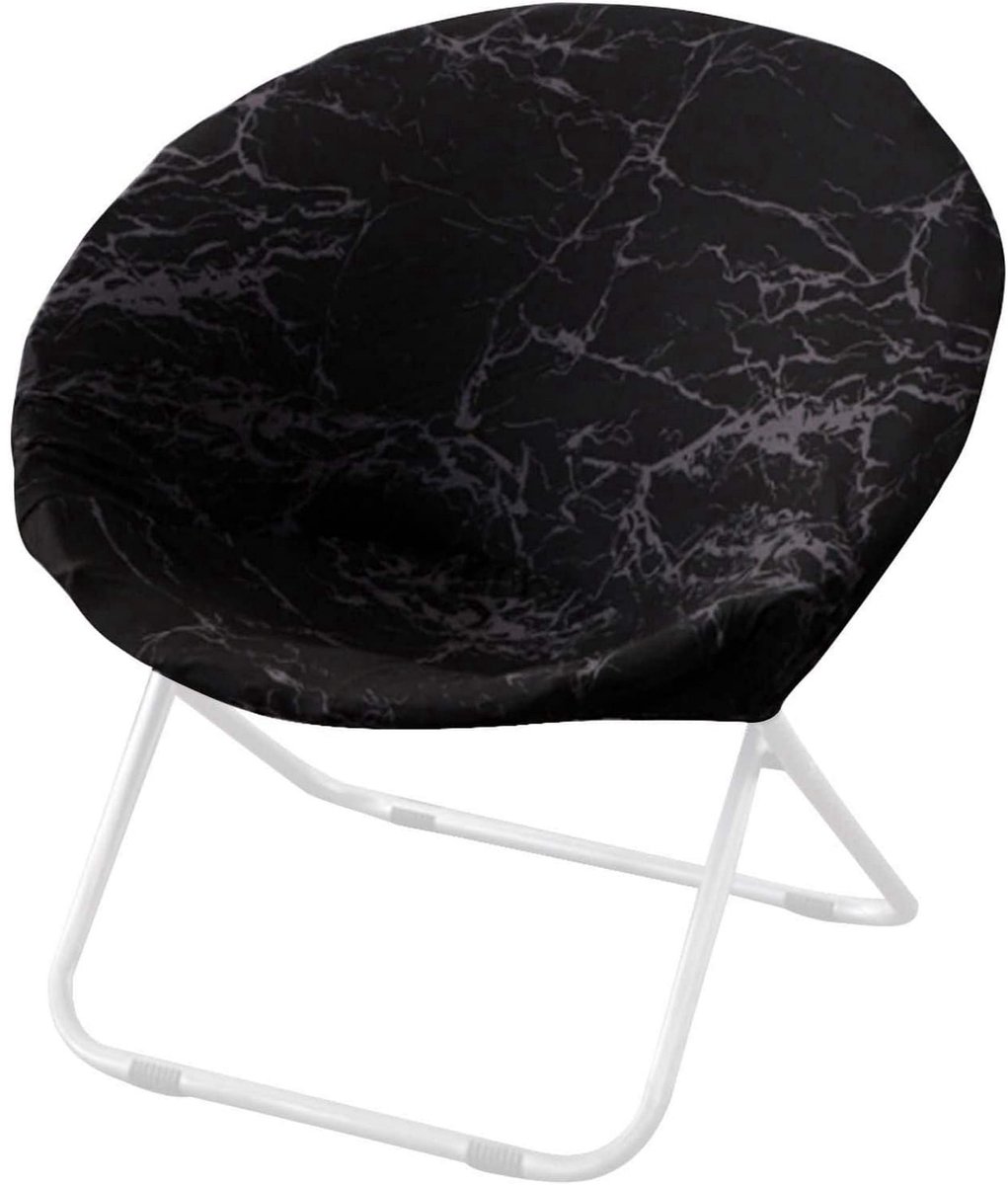 Chair Cover - Round Folding Moon Sun Elegant Stretch Chair Cover - Stretch Disc Chair Cover - Image 1
