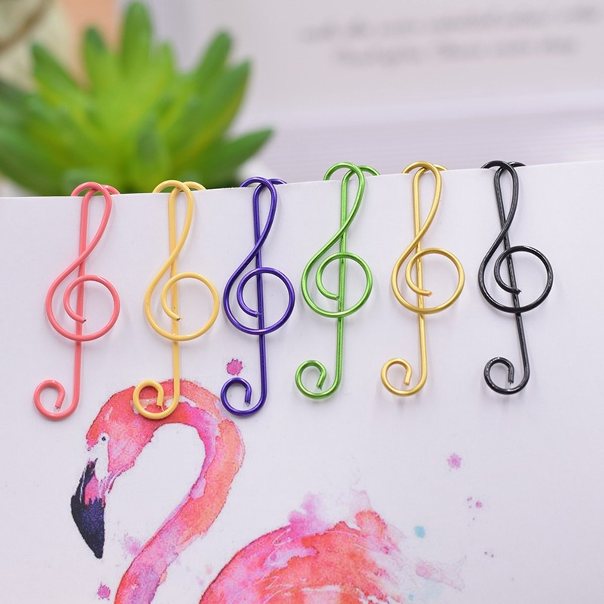 Paperclips - Note Shape - Metal Paperclips - Office Supplies - Folders - Writing Instruments - 100 Pieces - Image 4