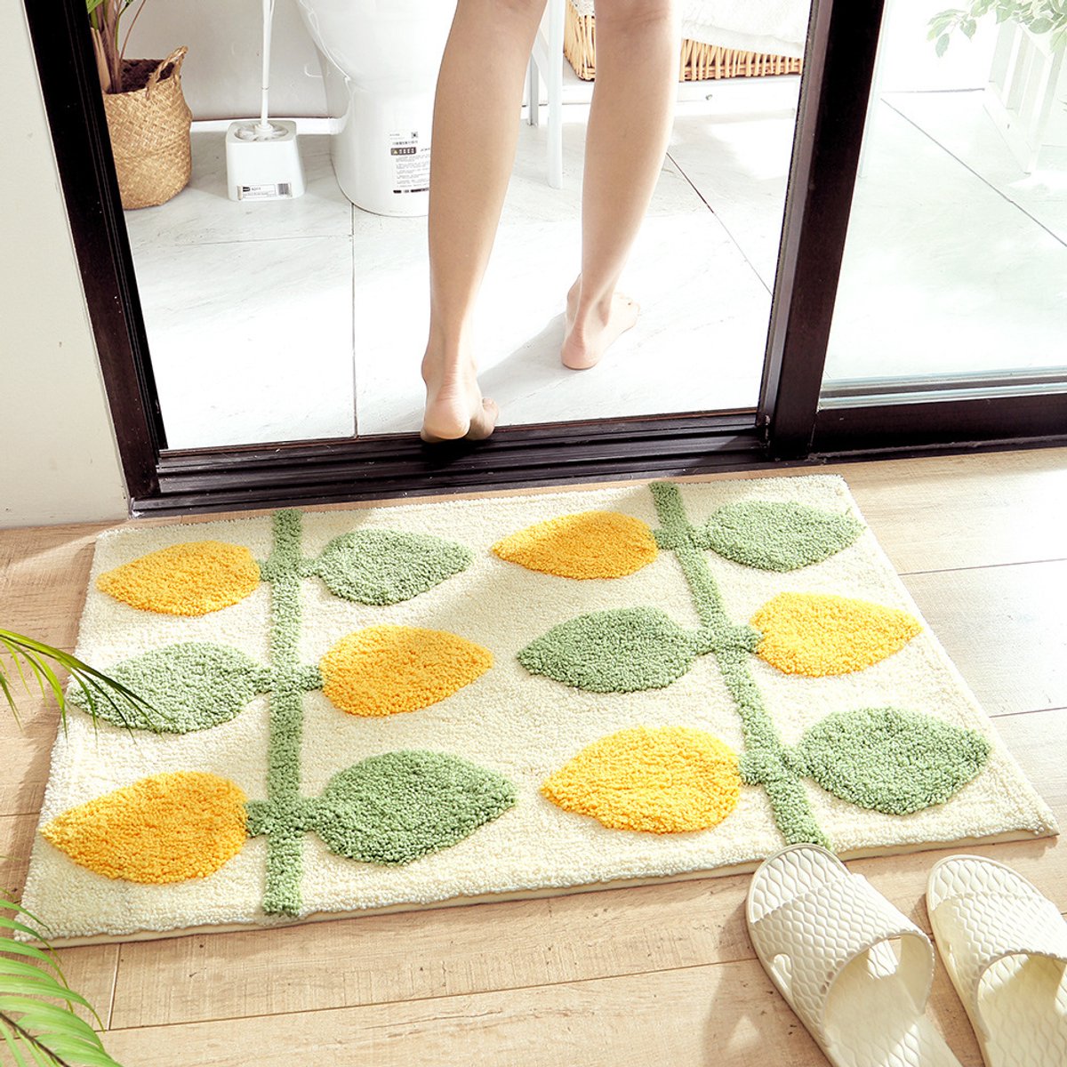 Non-slip bath mat - indoor/outdoor living room, kitchen, bedroom Non-slip bath mat - soft and absorbent bath mat (40*60cm) - Image 2