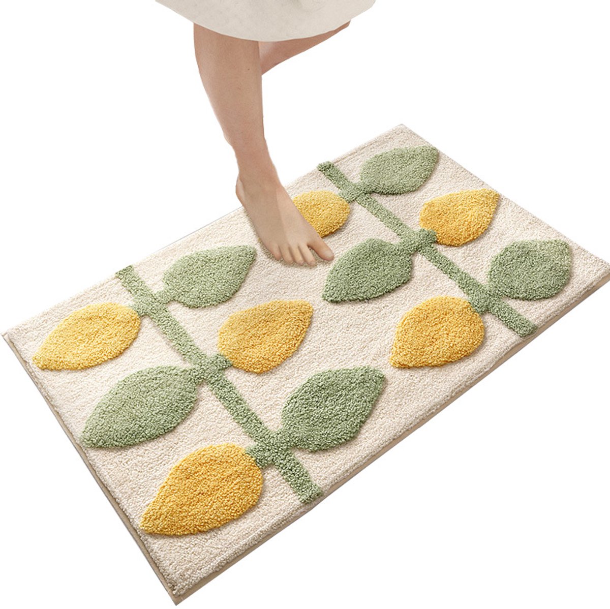 Non-slip bath mat - indoor/outdoor living room, kitchen, bedroom Non-slip bath mat - soft and absorbent bath mat (40*60cm) - Image 3