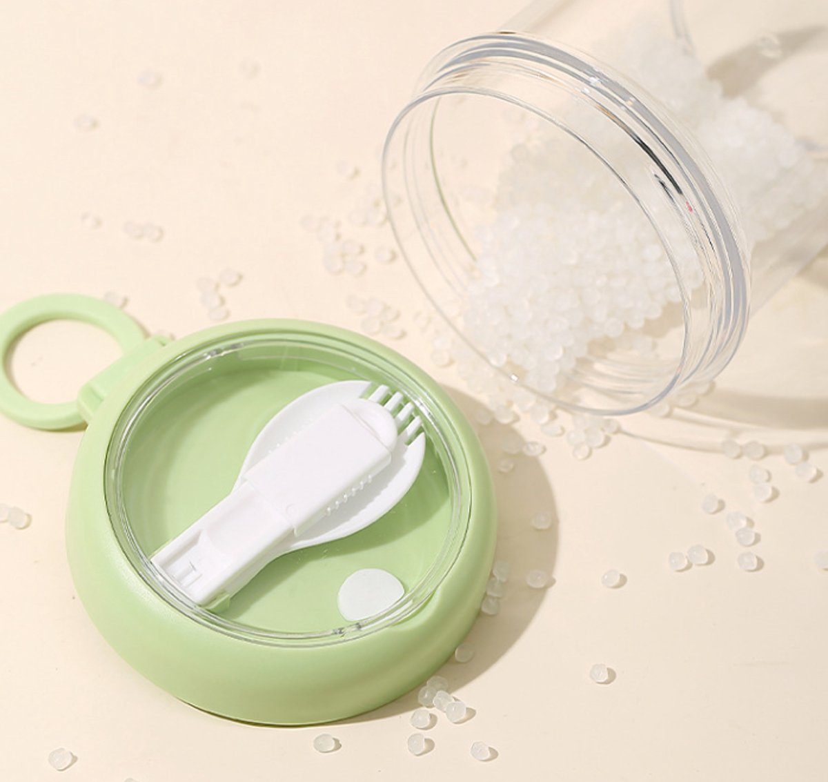 Yogurt Cup to Go - 880 mL - Muesli Cup - Oats Pots - Soup Cup - Lunch Cup - Lunch Pot - Leak-Proof - Insulated - with Spoon - Dishwasher Safe - Purple - Image 2