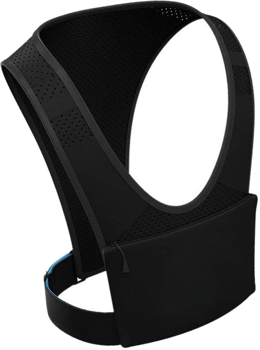 Sport Running Vest - Phone Holder Vest Chest Support - Training and Fitness Equipment - (Black) - Image 1