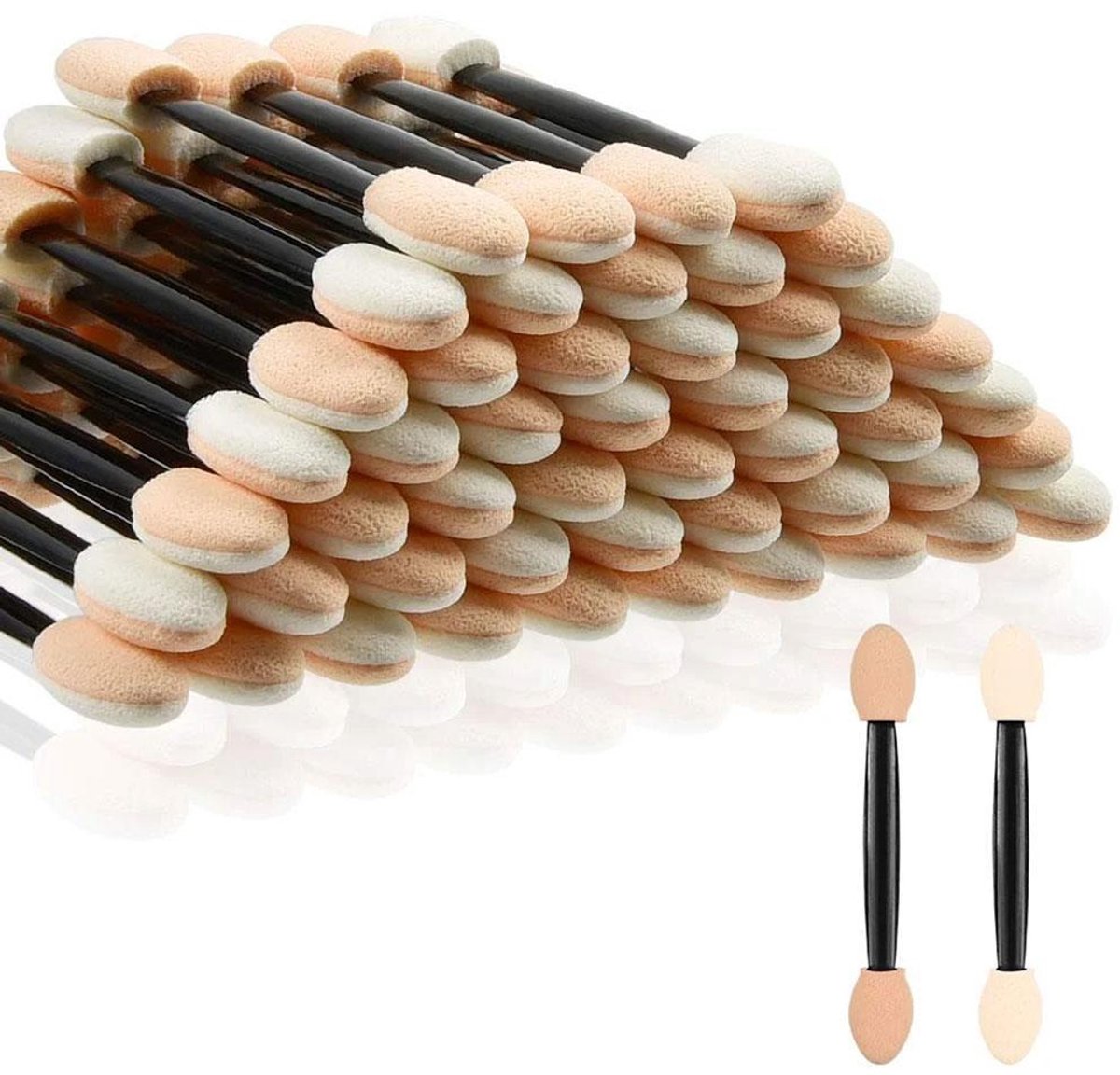Eyeshadow Brushes - Eyeshadow Applicators - Eyeshadow Sponges - 50 pieces - Image 1