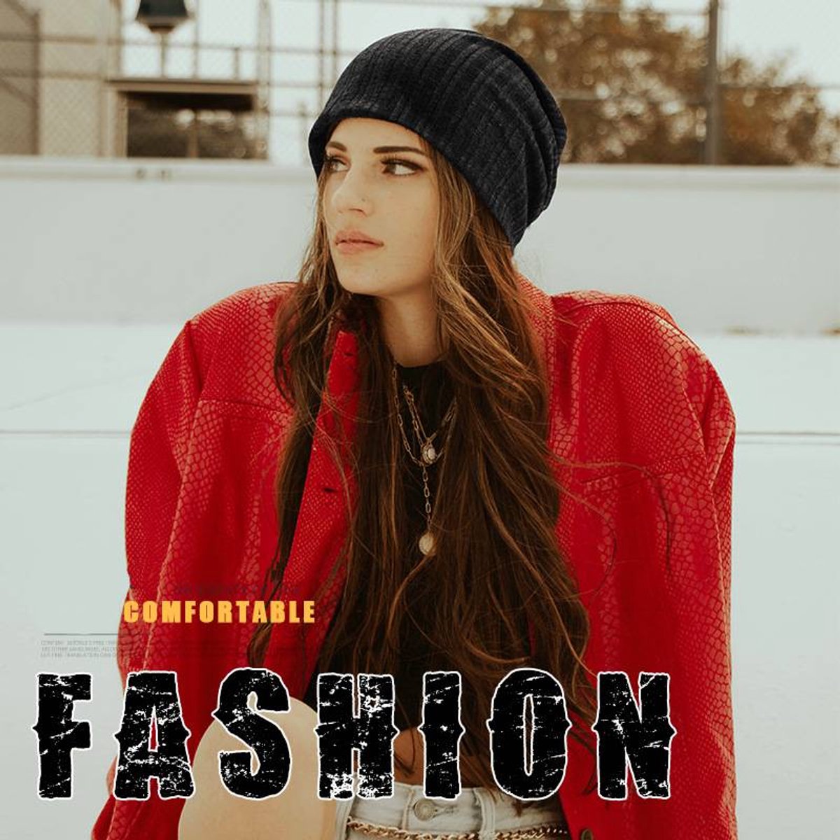 Hat - Spring, Summer, Fall - Thin - Unisex Sweater - Breathable - Soft - Shopping - Fashion Sweater - Gray - Image 3