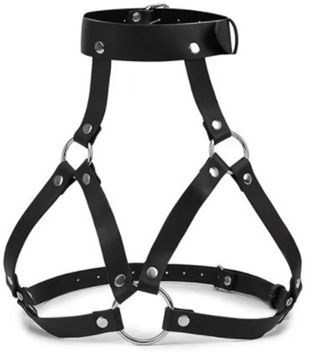 Bra Straps - Punk Cupless Bra Straps - Bra Tops - Bra Support - Bra Chains - Image 1