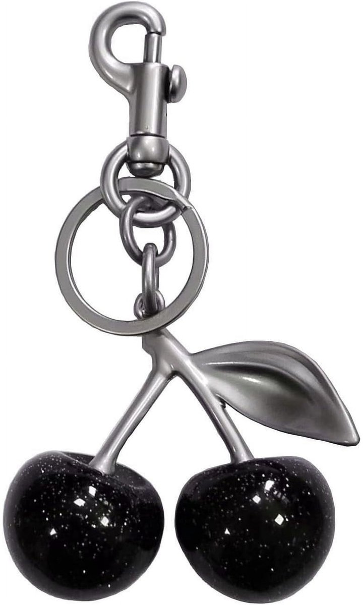 Cherry Charm Keychain - Fashion Accessory for Women's Bags - Suitable for Car Keyrings - Image 1