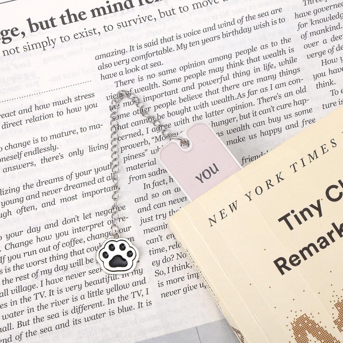 Bookmarks - Set of 2 - Cat Bookmarks - Gifts for Cat Lovers - Cute Bookmarks - Bookmark Gifts for Book Lovers - Reading Bookmarks - Gifts for Boys, Girls, Kids & Friends - Stainless Steel (Style B) - Image 4