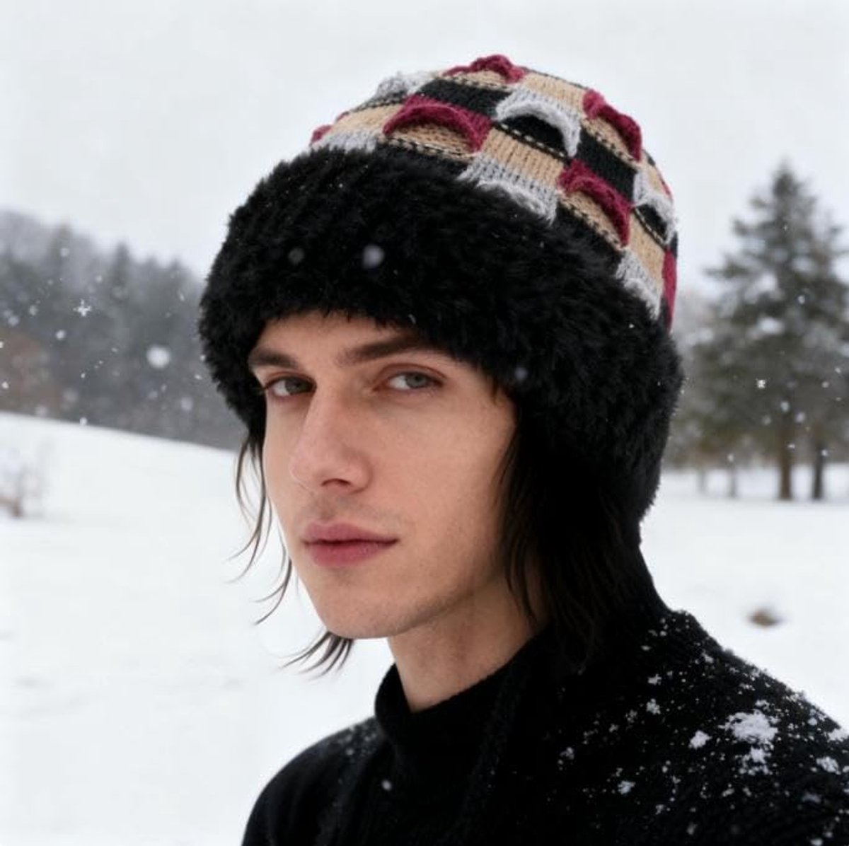Winter Warm Knitted Hat - With Fleece Lining - Unisex - Suitable for Cold Weather（Black） - Image 6