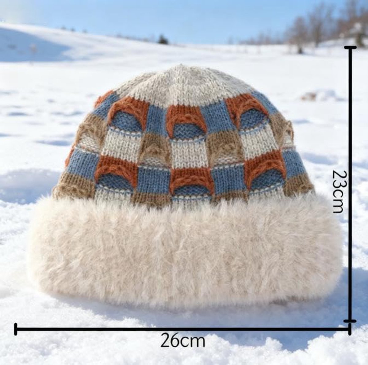 Winter Warm Knitted Hat - With Fleece Lining - Unisex - Suitable for Cold Weather（Black） - Image 7