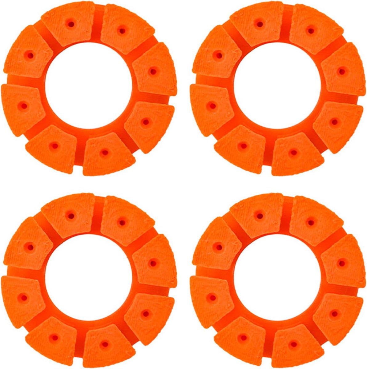Cable Holder Set | Cable Organizer | Travel Cable Organizer – 4-pack – Cable Organizer for USB Charging Cable, HDMI Cable, Power Cord, Audio Cable & Mouse Cable – Orange - Image 1