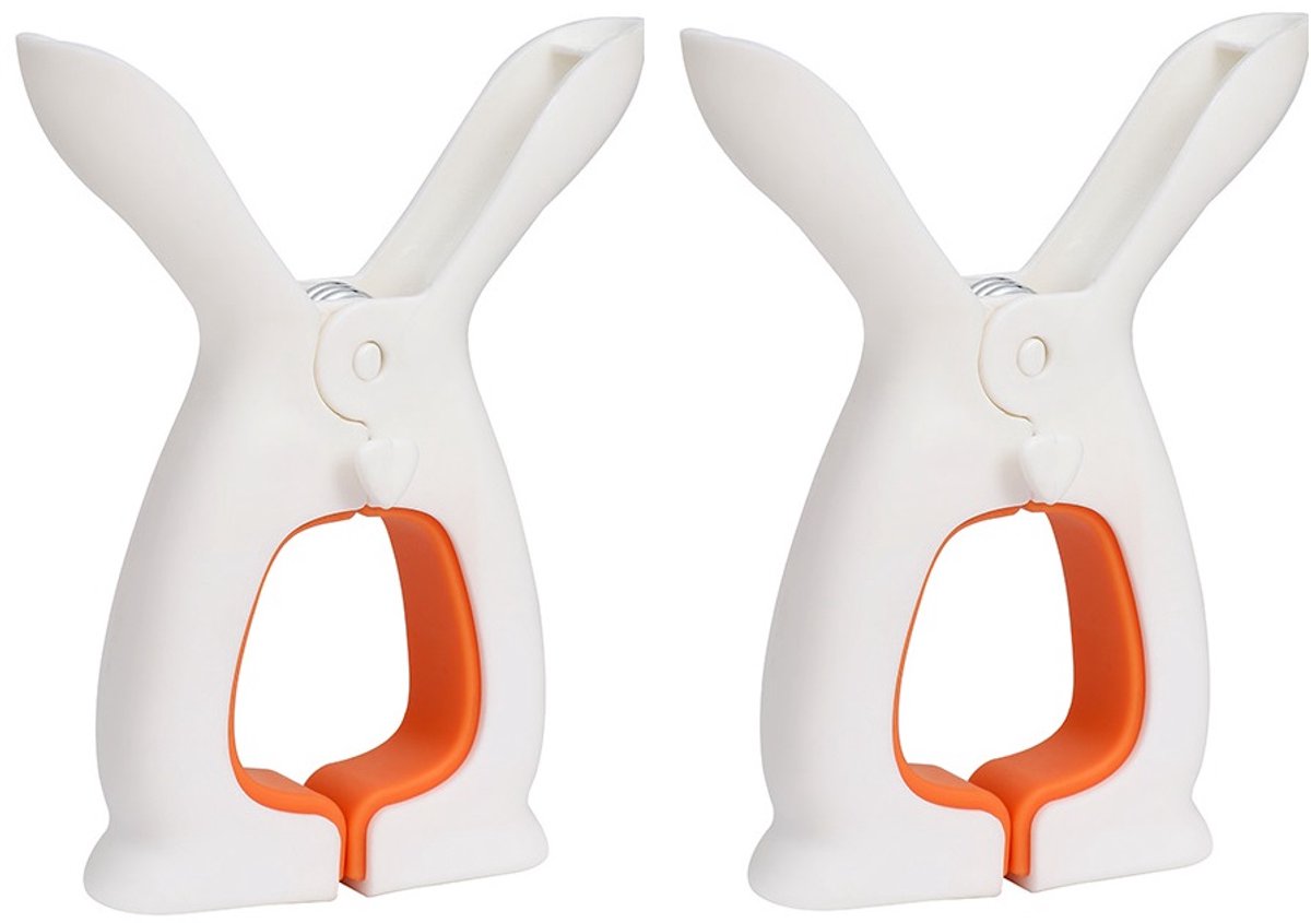 Clothes Pegs - Drying Pegs - Plastic Clothes Pegs - Non-slip clothes pegs for drying sheets and blankets, household use, sturdy and user-friendly clothes pegs - 2-pack - Image 1