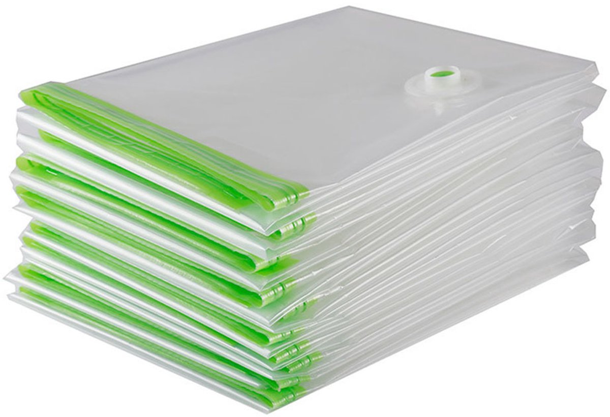 Vacuum Bags for Clothes - Set of 4 - with Manual Inflation Function - 120x100cm - Image 1