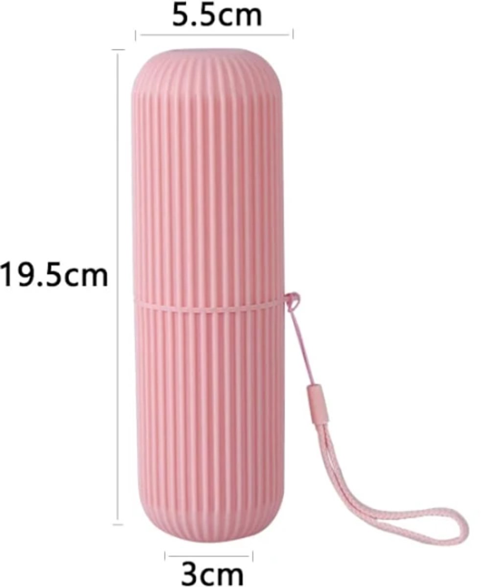 4-Piece Pack - Travel Toothbrush Holder - Portable - Travel Mouthwash Cup - Multifunctional Storage Box - Image 5