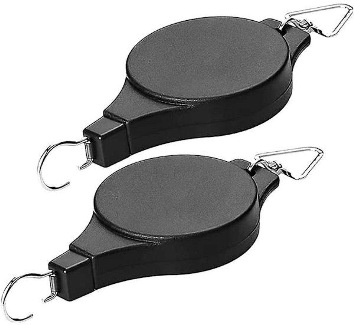 Extendable Hanging Basket Rack - Perfect for garden baskets, planters, and feeders. Hang high and pull down - Pack of 2 - Image 1