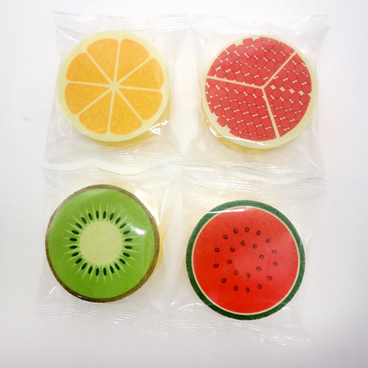 Dishwashing sponge - 4-piece set - Double-sided cleaning sponge - Dish cloth - Suitable for kitchen and bathroom - Image 1