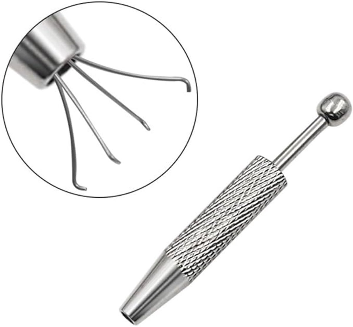 1 piece - Stainless steel anti-slip - Loose diamond gripper - Four-jaw clamp - Image 3