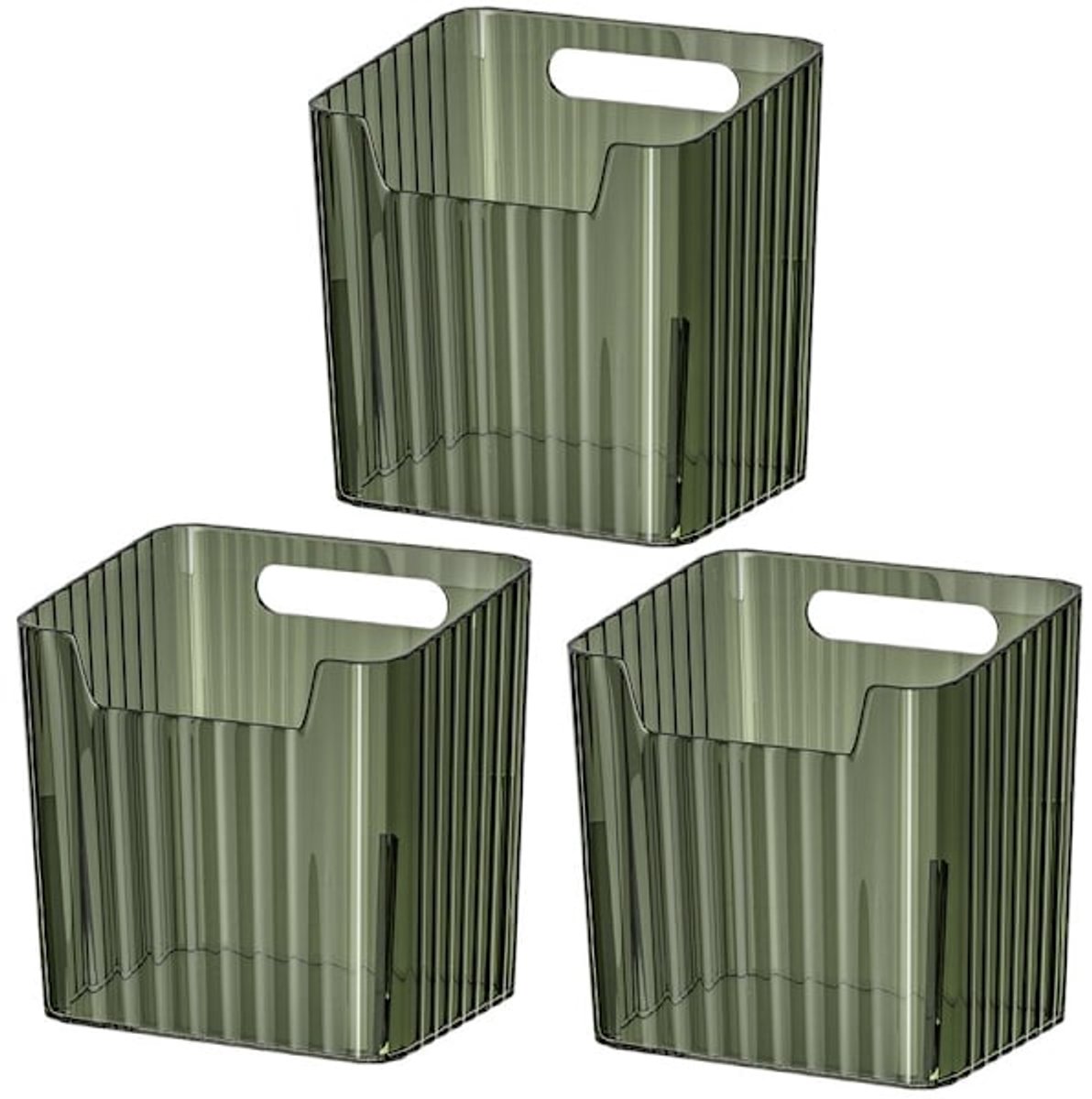 Storage Box - Refrigerator Door Food Grade - Crispy Fruit Storage Box - Green - Image 1