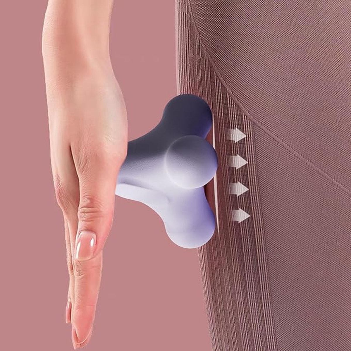 Massage Balls - 1 item - Shiatsu massage device - Massage balls with relief points - Trigger point exercise balls - Exercise ball - Massages shoulder, neck, waist and hand muscles (Purple) - Image 5