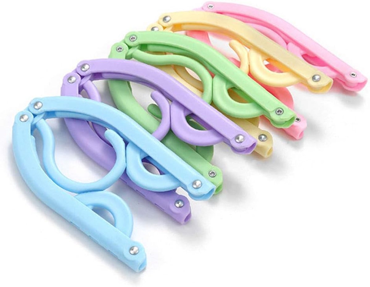 10-Piece Travel Clothes Hanger - Portable Folding Clothes Hanger - Folding Clothes Rack - Image 1