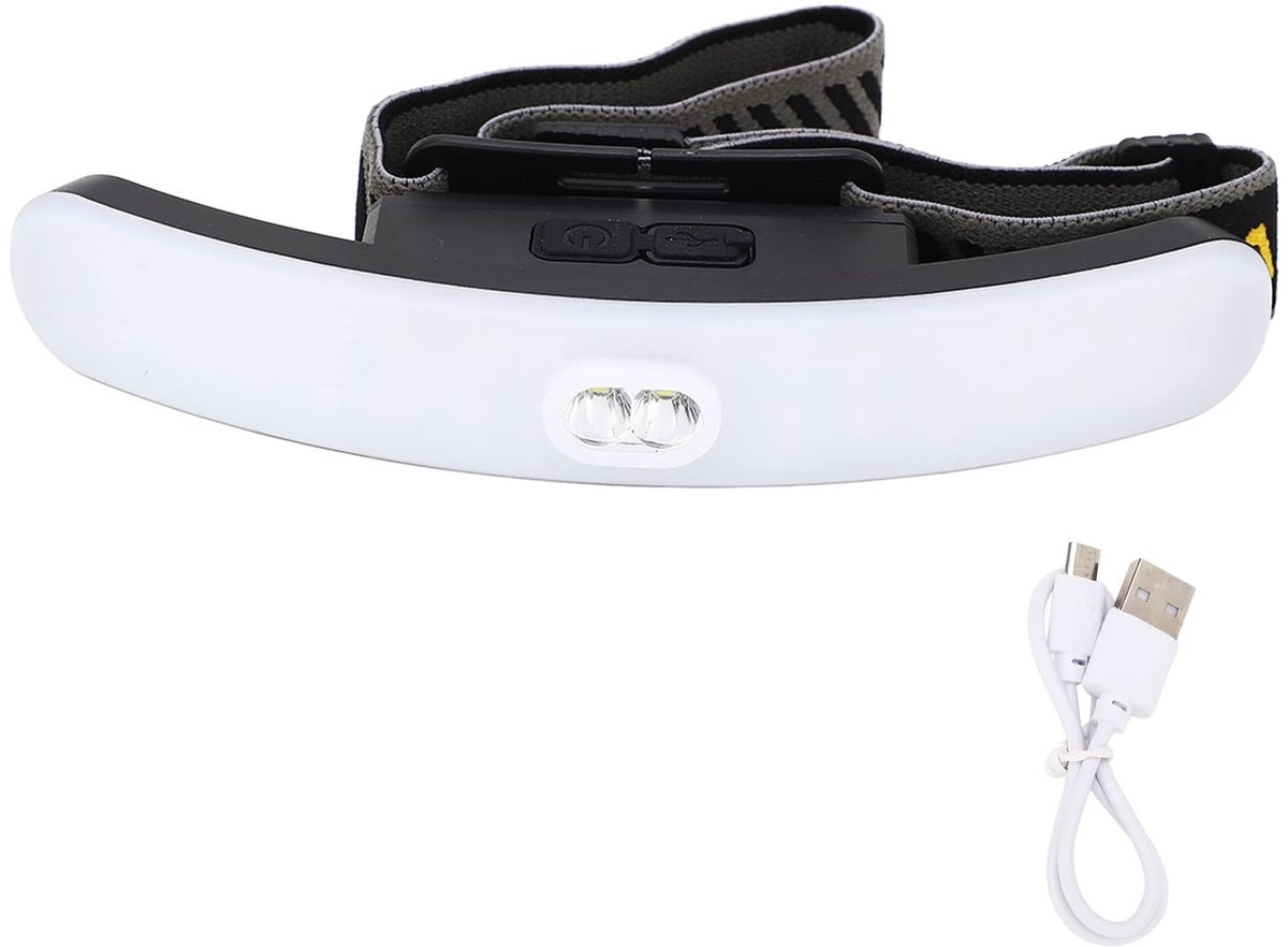 Headlamp LED Rechargeable - Headlight - COB Headlamp - 6 Light Modes - USB Rechargeable - Headlamp Flashlight - Suitable for Fishing and Running - Image 2