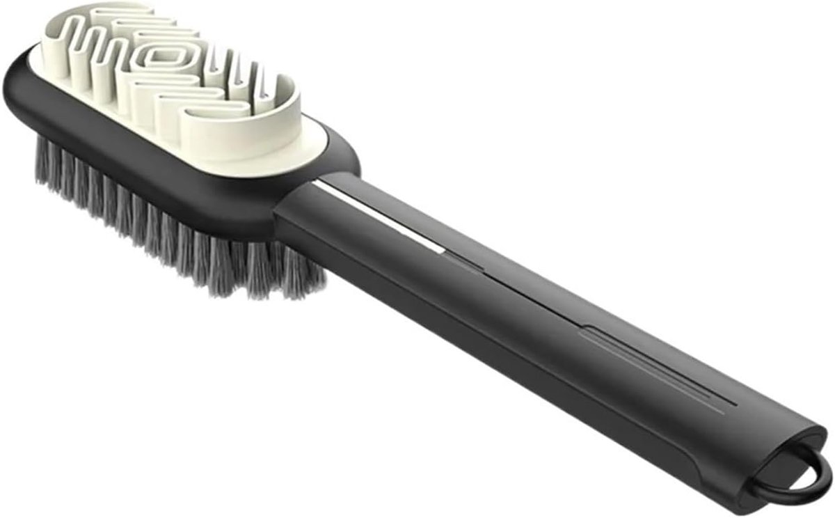 Shoe Brush - 2-in-1 Matte Shoe Brush - Soft Cleaning Brush - Silicone Brush - Provides optimal care for suede and leather shoes. - Image 1