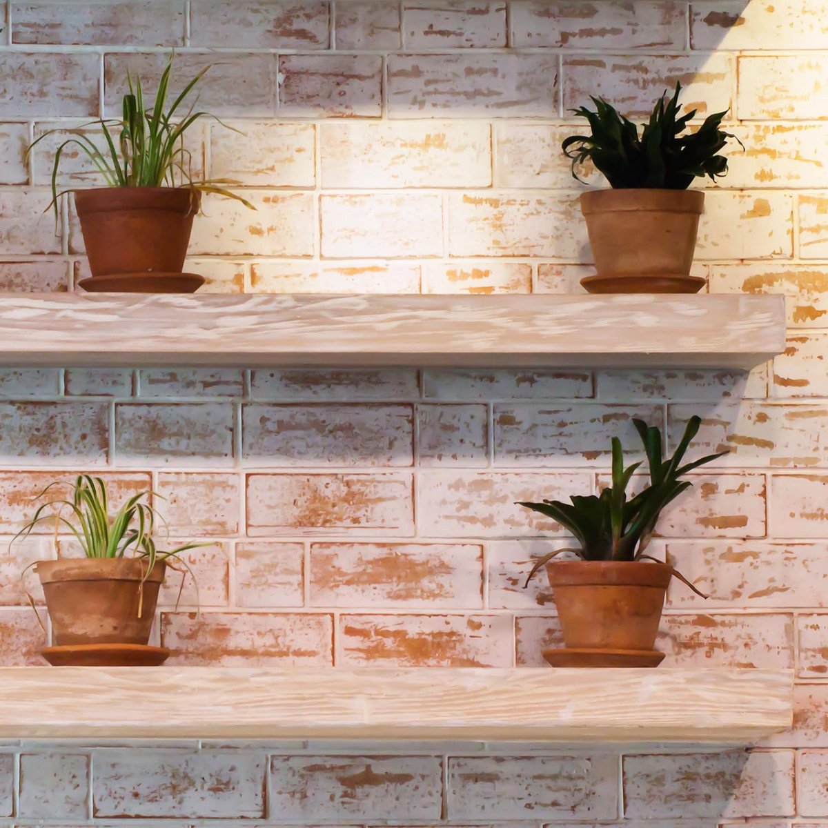 Floating Shelf Brackets - Pack of 4 - Shelf Brackets - 75mm (3 inch) Heavy-Duty Concealed Shelf Brackets - Includes Mounting Screws - For supporting wall display cases and furniture shelves - Image 3