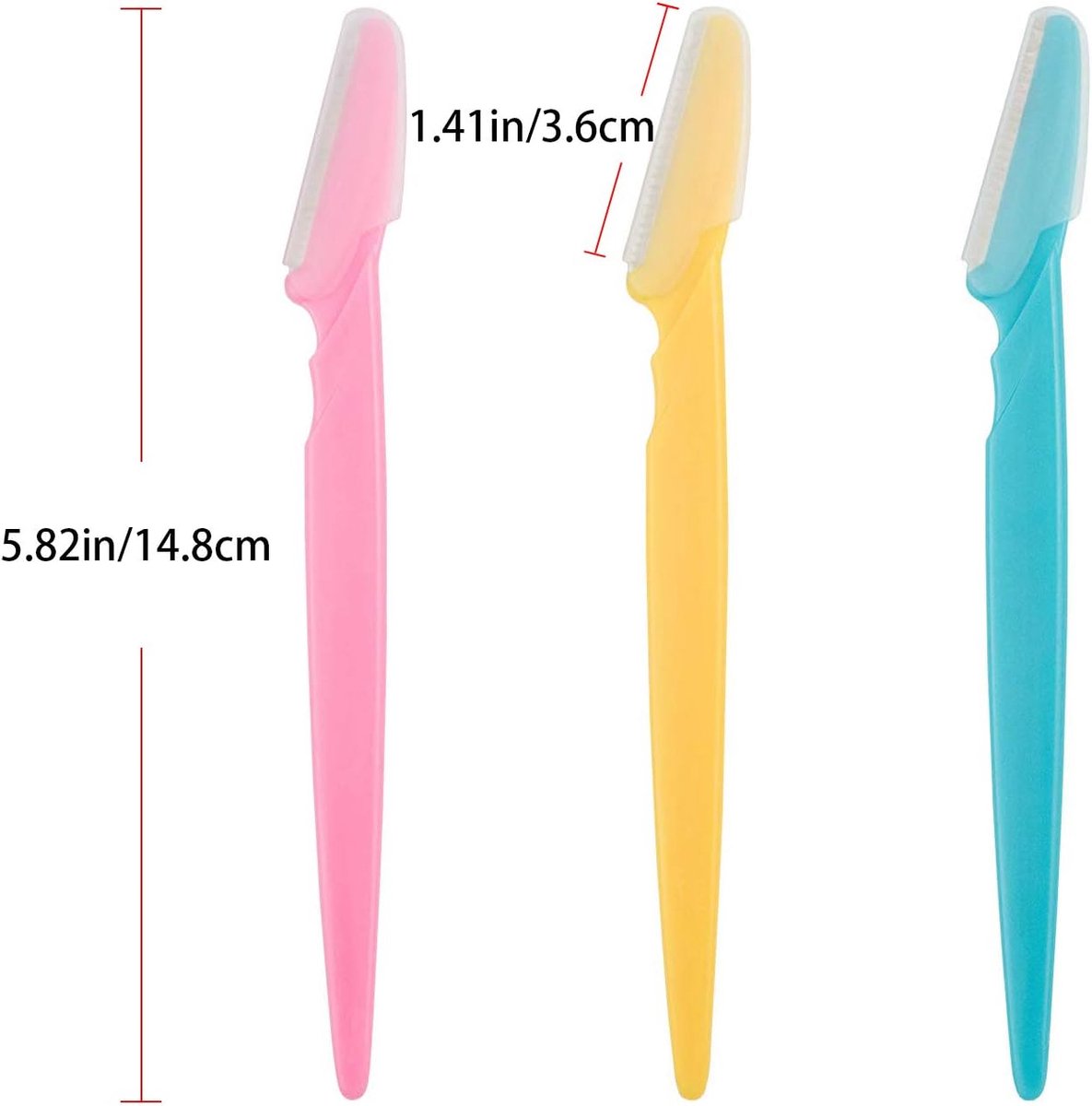 Eyebrow Shaping Tools - Eyebrow Shavers - Safe Facial Hair Removal with Razor and Trimmer - 18 Items - Image 2
