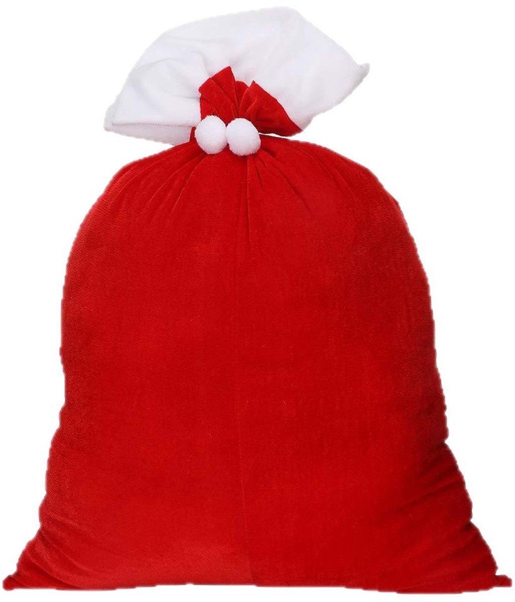 Gift Bags - Santa Claus Gift Bags - Extra Large Gift Bags - Red Christmas Wrapping Bags - For storing holiday gifts, sweets and surprises - Image 1