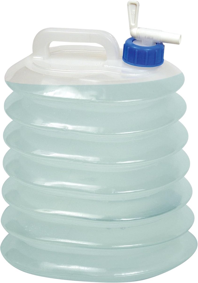 Camping Water Bag - Collapsible Water Bottle - Portable Water Bucket - 10 Liter Capacity - With Tap - Lightweight and Durable - Suitable for Camping, Hiking and Outdoor Adventures - Image 4