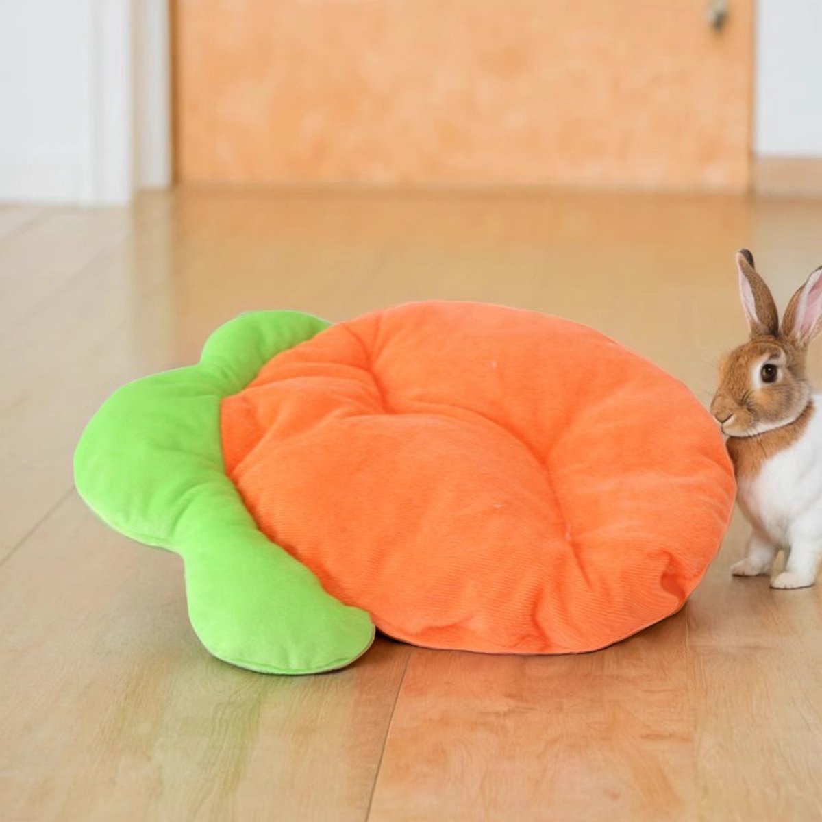 Pet Sleeping Mat - Warm Blanket - Soft Fabric - Cute Radish Shape - Suitable for Cats and Dogs (M-32*43cm) - Image 3