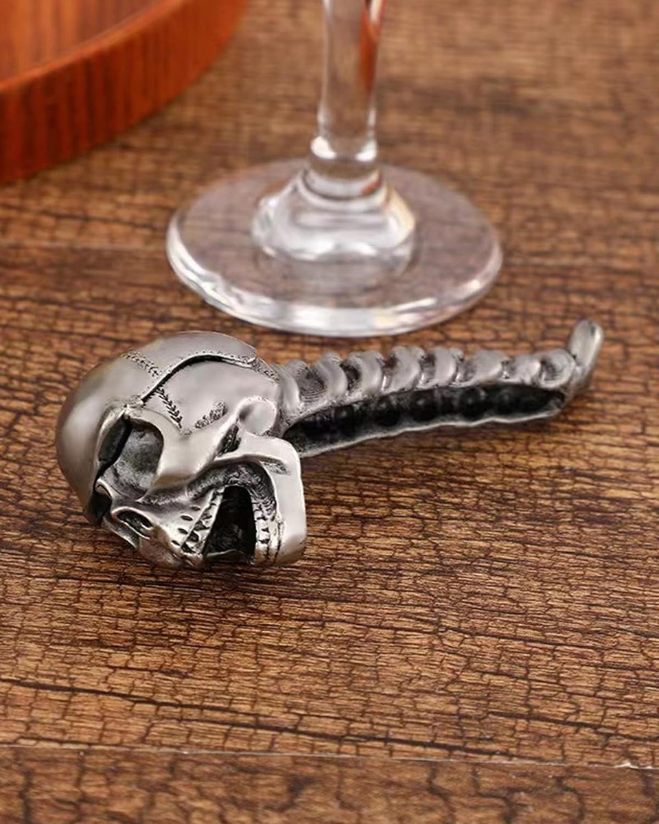 Skeleton Bottle Opener - Beer Opener - Robust Stainless Steel with Ergonomic Grip - Keychain Size - For Bar & Party - Image 6