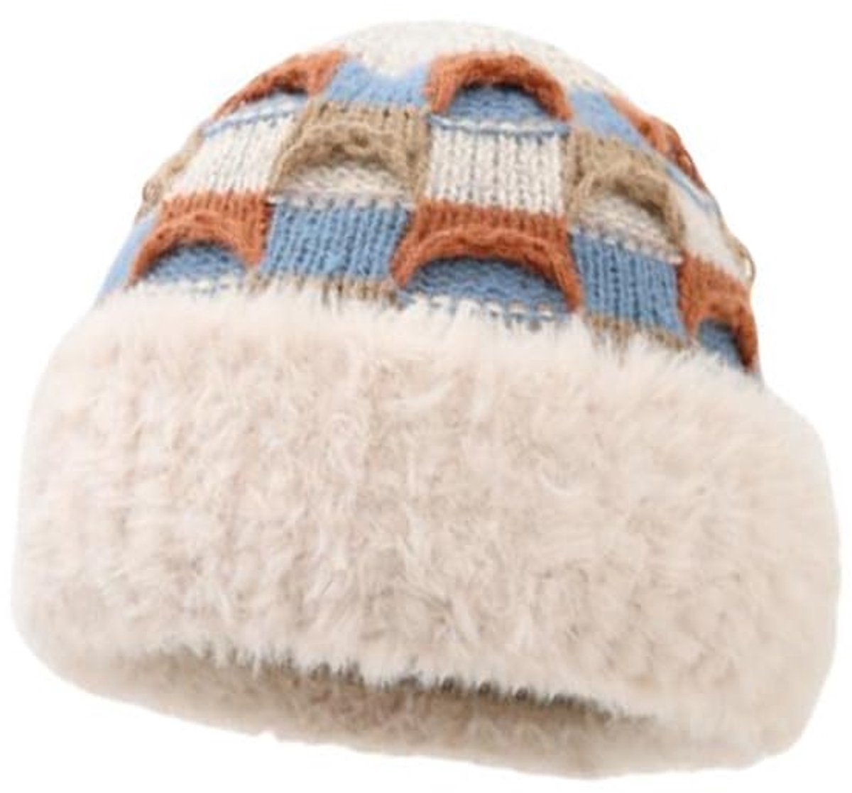 Winter Warm Knitted Hat - With Fleece Lining - Unisex - Suitable for Cold Weather（Beige） - Image 1