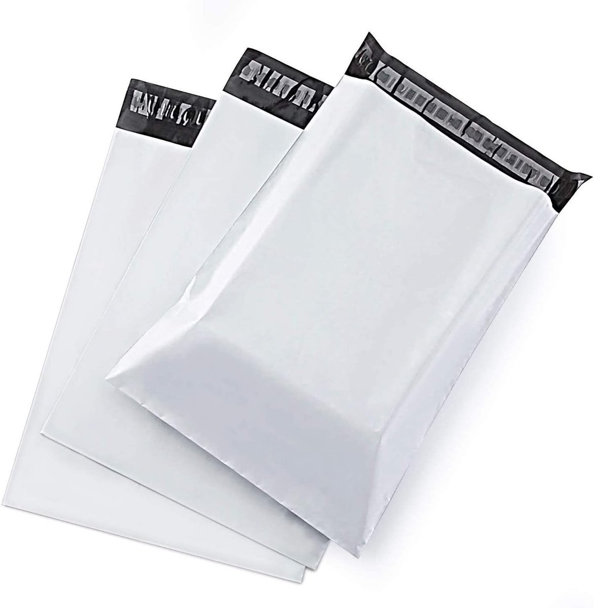 100-pack - Lightweight - High Strength - Logistics Packaging Bags - Self-Adhesive - Waterproof (32*45cm) - Image 1