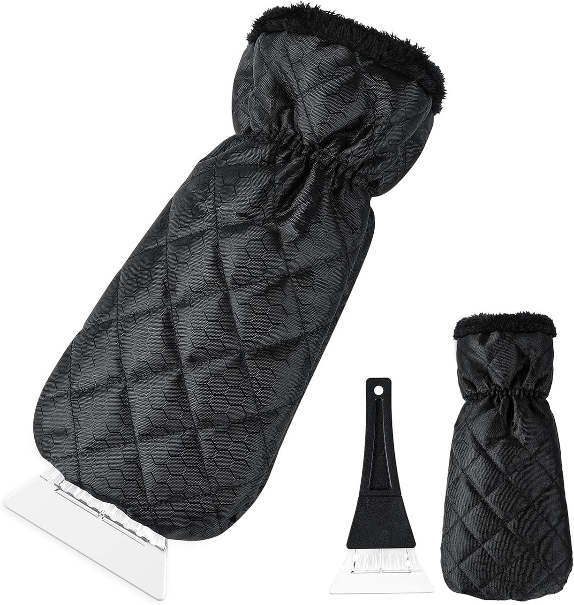 Snow Removal Tools - Snow Shovel - Windshield Ice Scraper - Antifreeze Gloves for Easily Removing Frost and Ice from the Windshield - Snow Scraper - Ultra-Light Tool for Defrosting Car Windows - Image 1