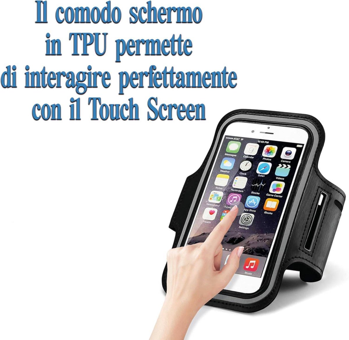 Phone Holder for Running - Running Armband - Suitable for phones up to 6.5 inches - Lightweight and universal phone holder for running, fitness and jogging - Image 6