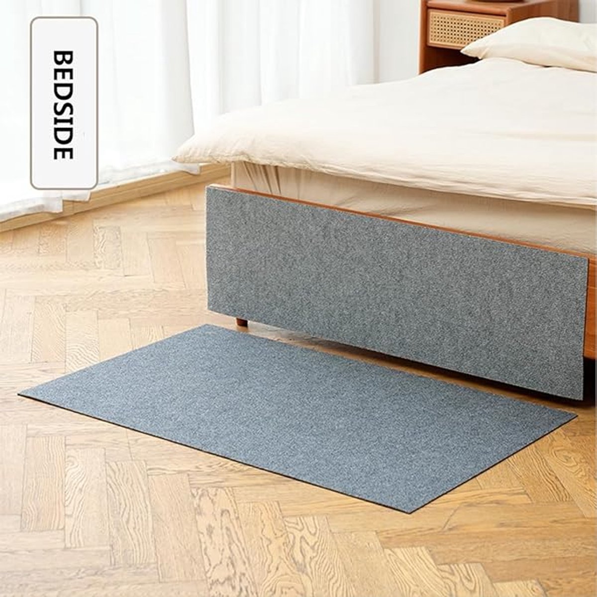 Premium Cat Scratching Mat - Couch Cushions - Strong adhesion, for ultimate fun for your cat - Protects your furniture, lets your cat have fun (size: 30x30 cm, Gray, pack of two) - Image 2