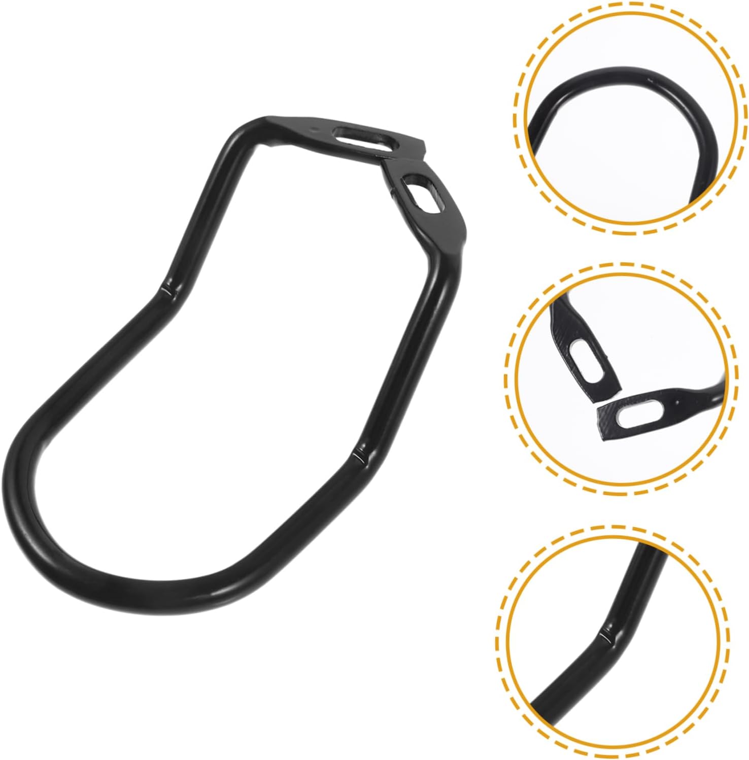 1 set of durable rear derailleur protectors for folding mountain bikes, easy to install-Style C - Image 3