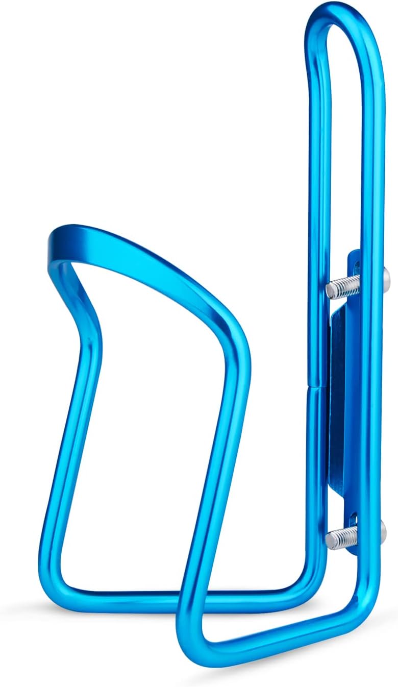 1-Pack - Lightweight Aluminum - Water Bottle Cage for Outdoor Activities (Blue) - Bicycle Accessories - Image 1