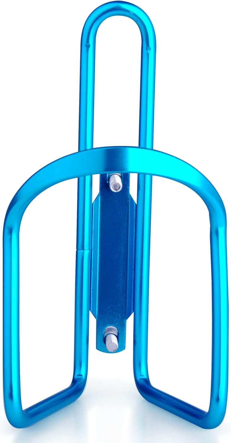 1-Pack - Lightweight Aluminum - Water Bottle Cage for Outdoor Activities (Blue) - Bicycle Accessories - Image 3