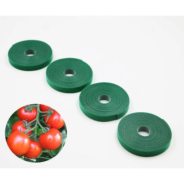 4-pack plant tape - garden tape - reusable plant tape - soft plant tape plant support, length 5 meters - Image 1
