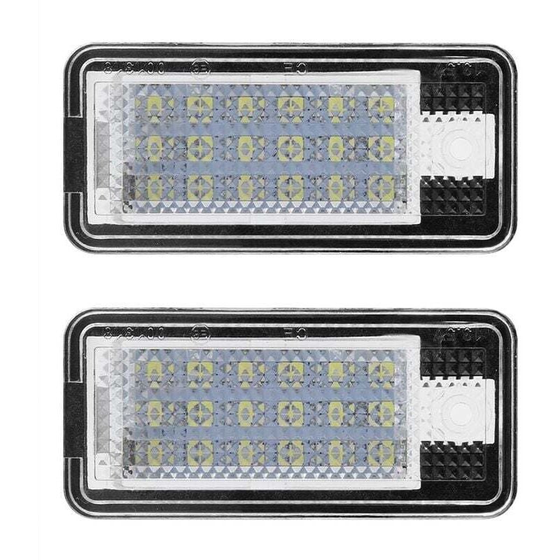 2pcs Car LED Number HOP-LPL0114 License Plate Lamp Bulb Kit for Audi A3 S3 A4 S4 B6 B7 A6 C6 S6 - Image 1