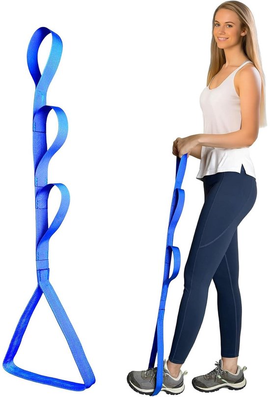 42 Inch Leg Raiser - Suitable for post-hip replacement and post-knee surgery - Leg Raiser Strap - Convenient for getting in and out of bed, car, couch, and wheelchair（Blue） - Image 1