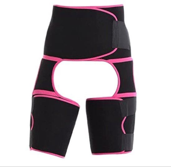 Unisex - Hip and groin support - Hip joint brace - Relief band - Suitable for both legs (pink, M) - Image 1