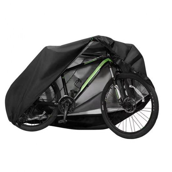 Bicycle cover - bicycle cover for 1 bicycle waterproof - Mountain bike cover - Rainproof - Dustproof - Sun-resistant - Dustproof - Waterproof - Sunshade - Cover fabric - Black - M - Image 3