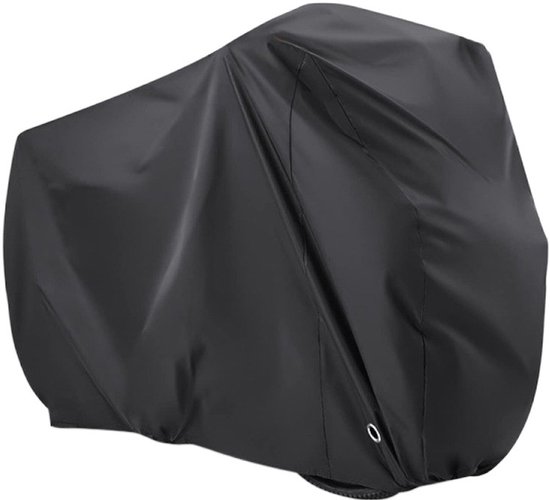 Bicycle cover - Waterproof bicycle cover - Suitable for two bicycles - Mountain bike cover - Rainproof - Dustproof - Sun protection - Waterproof - UV protection - Sunshade - Fabric cover - Black - XL - Image 1