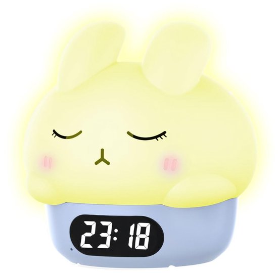 Children's night light - table lamp for bedroom - cute rabbit shape - cartoon bedside lamp - baby night light (blue) - Image 1