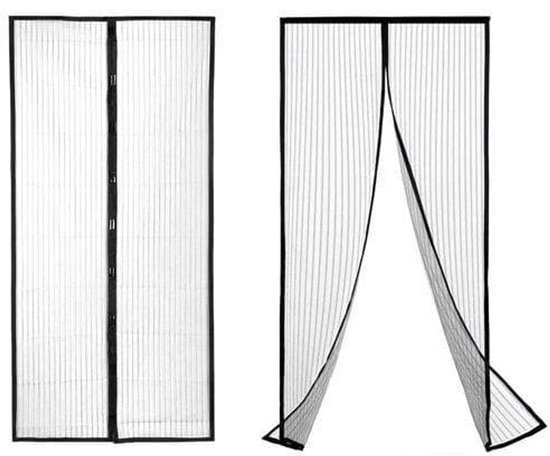 Insect screen door - 100 W x 220 cm - Magnetic mosquito net - Mosquito repellent - Image 1