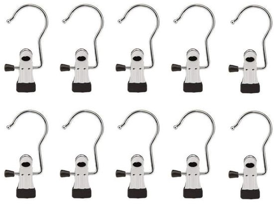 Small hanger - suitable for hanging small items - sock clips - towel clips (10 pieces) - Image 1